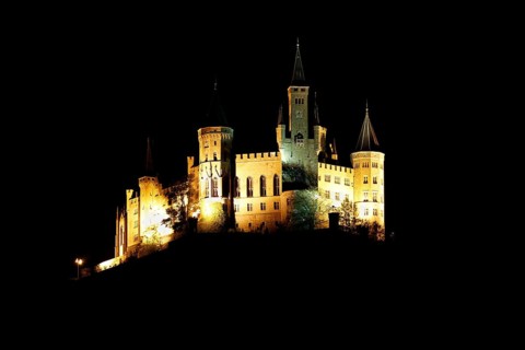 Hohenzollern Castle, ancestral castle of the princely family and former ruling Prussian royal and