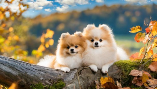 KI generated, animal, animals, mammal, mammals, one, single animal, dwarf spitz, Spitz, (Canis