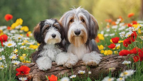 KI generated, animal, animals, mammal, mammals, bobtail, (Canis lupus familiaris), dog, dogs,