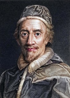 Pope Clement IX, 1600-1669 Pope 1667-1669, Original name Giulio Rospigliosi, Historical, digitally