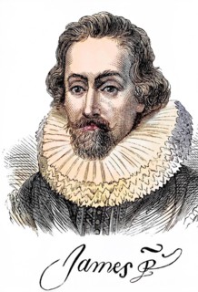 King James I of England 1566 to 1625, King of England, Ireland and, as James VI, of Scotland.