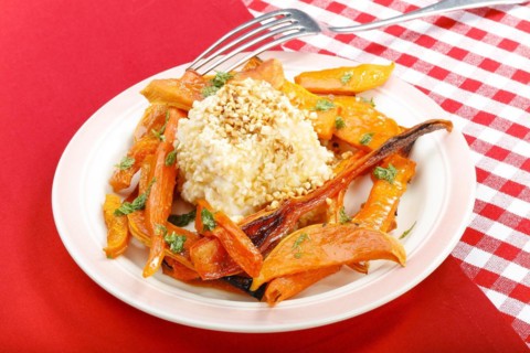 South German cuisine, butternut squash, butternut squash, baked squash with goat's cheese, cheese