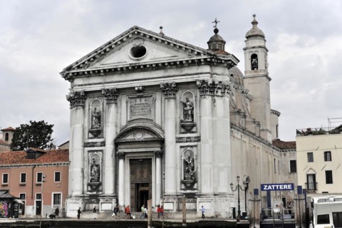 Church of San Maria della Rosario, built in 1726, 1743, Fondamenta Zattere, Canale della Giudecca,