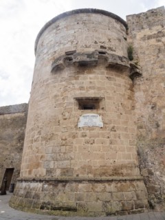 Torre di Garibaldi, tower of the fortress, Alghero, Sardinia, Italy, Europe