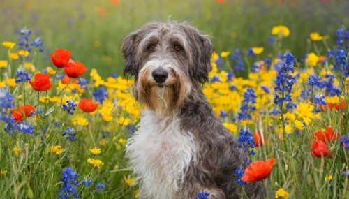 Ai generated, animal, animals, mammal, mammals, a, single animal, bobtail, (Canis lupus