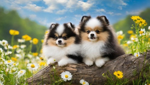 KI generated, animal, animals, mammal, mammals, one, single animal, dwarf spitz, Spitz, (Canis