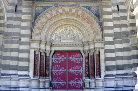 Marseille Cathedral or Cathedrale Sainte-Marie-Majeure de Marseille, 1852-1896, Marseille, Historic