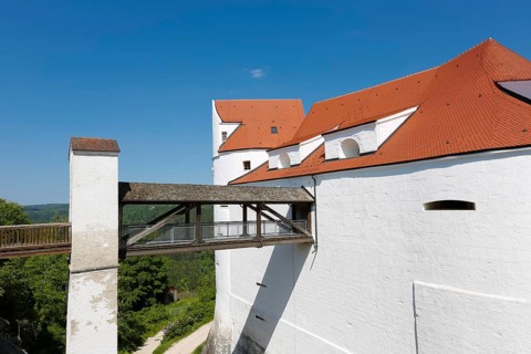 Wildenstein Castle, Spornburg, medieval castle complex, best preserved fortress from the late