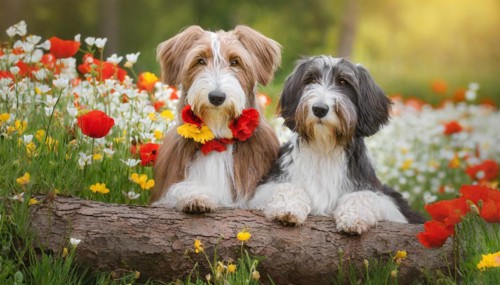 KI generated, animal, animals, mammal, mammals, bobtail, (Canis lupus familiaris), dog, dogs,