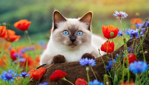 AI generated, animal, animals, mammal, mammals, cat, felidae (Felis catus), a young cat resting on