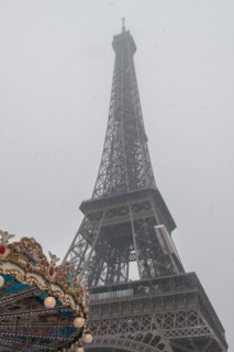 Paris, view, tour eiffel, france