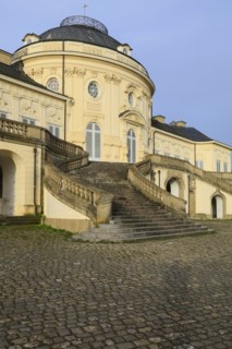 Rococo-style hunting and pleasure palace Schloss Solitude, built by Duke Carl Eugen von