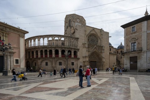 Basilica Virgen de los Desamparados, Cathedral, Catedral de Santa Maria, Plaza de la Virgen,