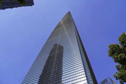 The 632 metre high Shanghai Tower, nicknamed The Twist, Shanghai, People's Republic of China, A