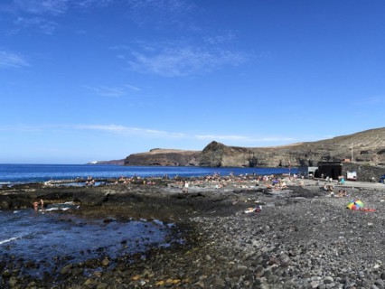 Natural beach of Agaete, Gran Canaria, Spain, Europe