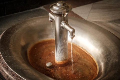 Spa, wellness, water spring, thermal springs, healing water, fountain, tap, iron, Karlovy Vary,