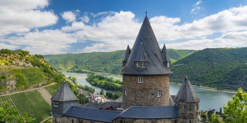 Stahleck Castle Youth Hostel, Stahleck Youth Castle, Bacharach am Rhein, UNESCO World Heritage