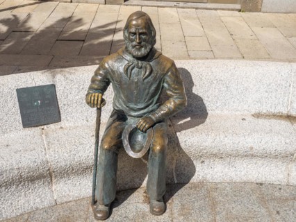 Monument, Giuseppe Garibaldi, Maddalena, Isola La Maddalena, Sardinia, Italy, Europe