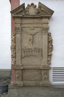 Epitaph around 17th century, at St Sebasrtian's Church, Sulzfeld am Main, Lower Franconia, Bavaria,