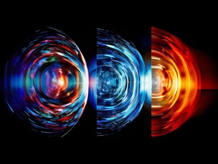 AI generated sequence of photos transitioning through a range of digital distortions symbolizing