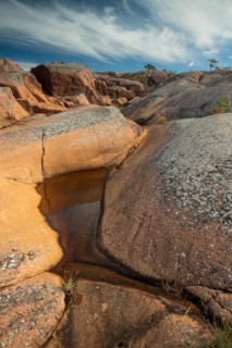 Red granite, rocky coast, Havsvidden, Geta, Aland, Aland Islands, Finland, Europe