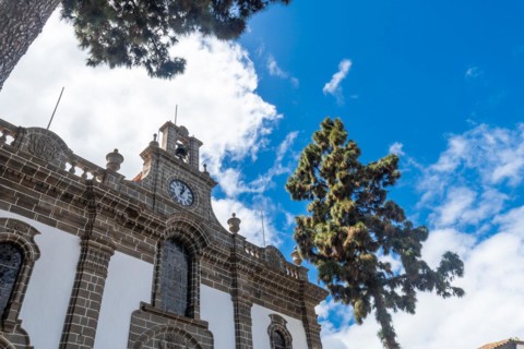 Detail of the Basilica of Nuestra Senora del Pino in the municipality of Teror. Gran Canaria,