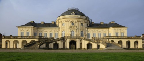 Rococo-style hunting and pleasure palace Schloss Solitude, built by Duke Carl Eugen von