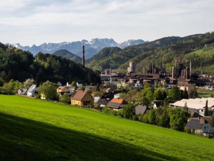 Donawitz steelworks of voestalpine AG, Leoben, Styria, Austria, Europe