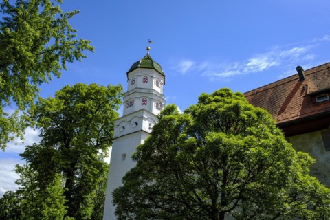 The Powder Tower, a preserved tower from around 1400 in the medieval town wall of the old town of