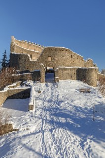 Eisenberg castle ruins near Pfronten in Allgaeu, Swabia, Bavaria, Germany, Pfronten, Bavaria,