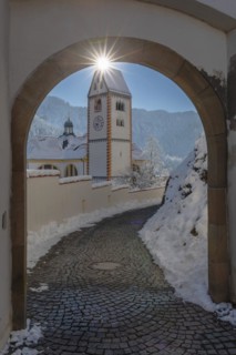 St. Mang's Monastery Church, Fuessen, Ostallgaeu, Swabia, Bavaria, Germany, Fuessen, Ostallgaeu,