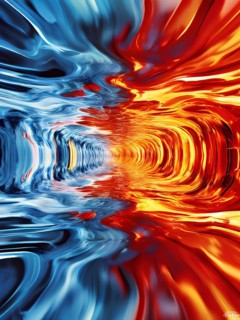AI generated sequence of photos transitioning through a range of digital distortions symbolizing
