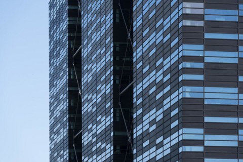 The Barcode Project Oslo, modern residential and commercial building, Bjorvika district, Oslo,