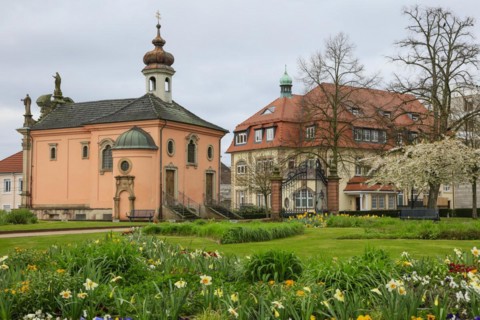 Einsiedeln Chapel, Murgpark, former residence of the Margraves of Baden-Baden, Rastatt,