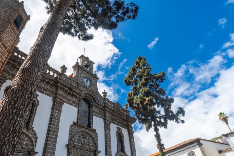 Detail of the Basilica of Nuestra Senora del Pino in the municipality of Teror. Gran Canaria,
