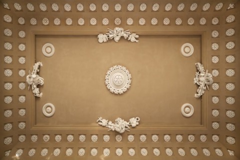 Decorative vault in the Gloriette, built in 1775, Schoenbrunn Palace Park, Schoenbrunn, Vienna,