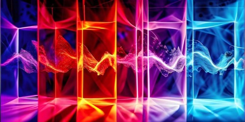 AI generated sequence of photos transitioning through a range of digital distortions symbolizing