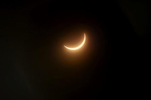 Nature, astronomy, total solar eclipse 2024, Province of Quebec, Canada, North America
