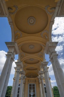 Arcade of the Gloriette, built in 1775, Schoenbrunn Palace Park, Schoenbrunn, Vienna, Austria,