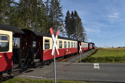 The Harz Narrow Gauge Railway, Brocken Railway, Selketal Railway in the Harz Mountains,