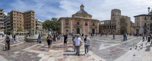 Turia Fountain, Basilica Virgen de los Desamparados, Cathedral, Catedral de Santa Maria, Plaza de
