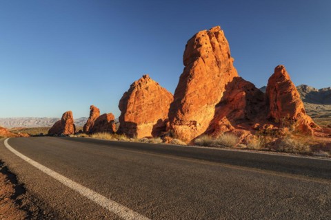 Seven Sisters, Valley of Fire State Park, Nevada, United States, USA, Valley of Fire, Nevada, USA,