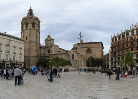Miguelete Tower, Valencia Cathedral, Plaza de la Reina, Valencia, Spain, Europe