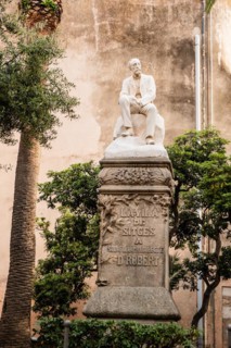 Monument in Sitges, Spain, Europe