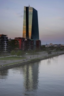European Central Bank, architect Coop Himmelblau, Frankfurt am Main, Hesse, Germany, Europe