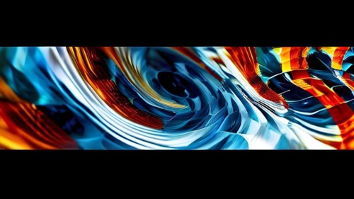 AI generated sequence of photos transitioning through a range of digital distortions symbolizing
