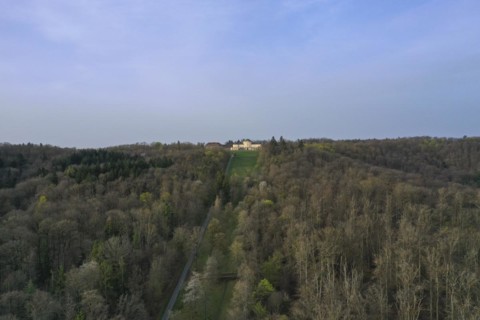Rococo-style hunting and pleasure palace Schloss Solitude, built by Duke Carl Eugen von