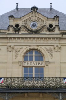 Municipal theatre, Theatre a l'Italienne with balcony railing designed by Hector Guimard in Art