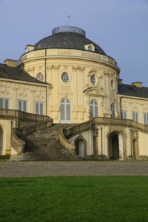 Rococo-style hunting and pleasure palace Schloss Solitude, built by Duke Carl Eugen von