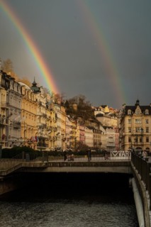 Weather, rainbow, spring, spa, wellness, travel, holiday, relaxation, spa centre, thermal spring,